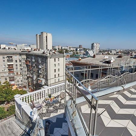 Уникальный Двухуровневый Пентхаус С Террасой Харков Екстериор снимка
